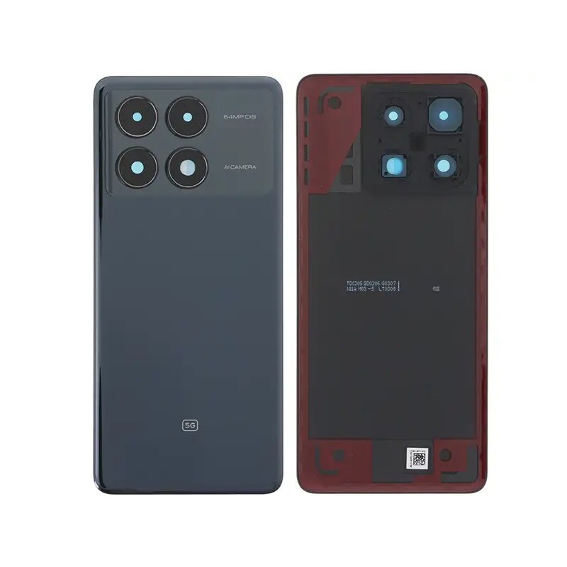 Rear Cover Black Xiaomi Poco X6 Pro No Logo