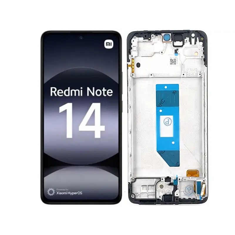 Display Touch + Frame Black Xiaomi Redmi Note 14 4G Ori