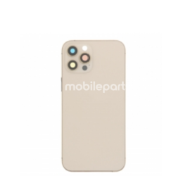Rear Cover + Middle Frame + Parts Gold iPhone 12 Pro Max No Logo