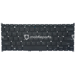Keyboard with Backlight DEL Button for Acer Spin 3 SP314-53GN Black