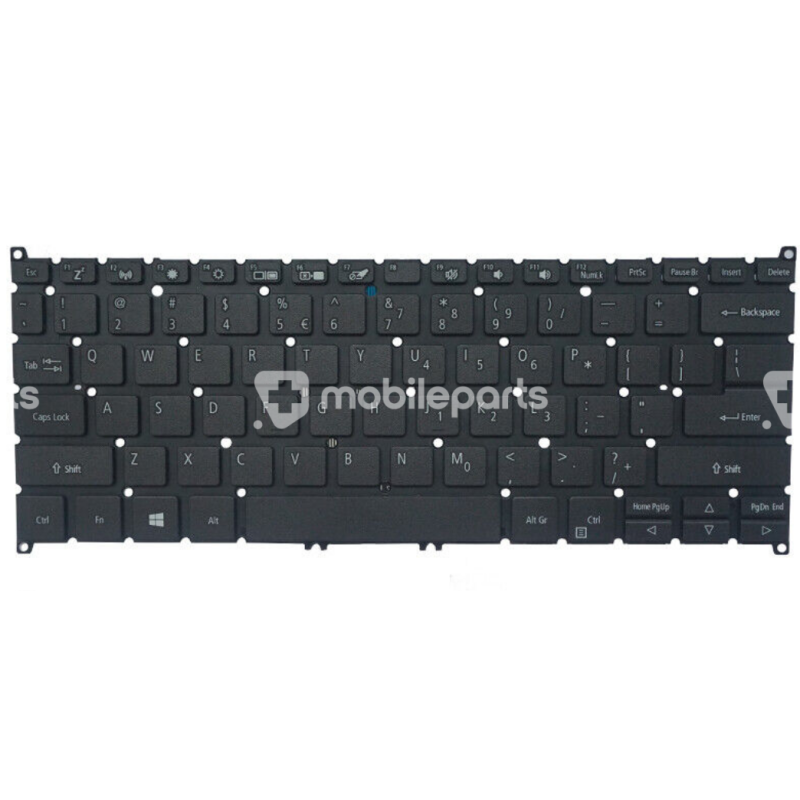 Keyboard with Backlight DEL Button for Acer Spin 3 SP314-53GN Black