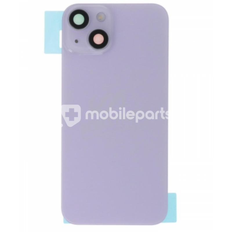 Rear Cover Purple + Bezel  with Magnetism Ring + Wireless Charger Chip iPhone 14