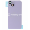 Rear Cover Purple + Bezel  with Magnetism Ring + Wireless Charger Chip iPhone 14