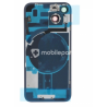 Rear Cover Purple + Bezel  with Magnetism Ring + Wireless Charger Chip iPhone 14