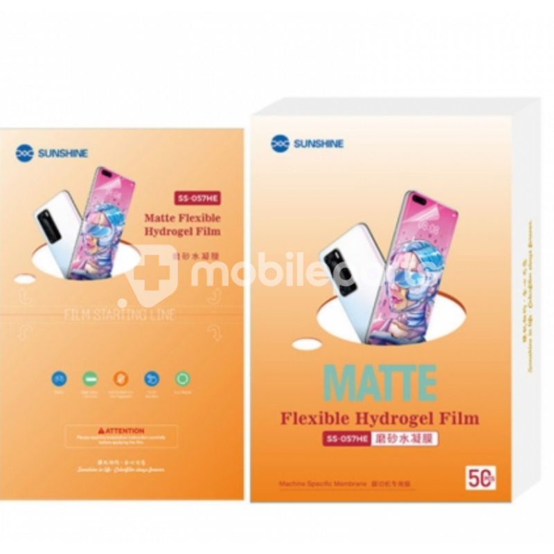 50Pcs SUNSHINE SS-057HE Matte Hydrogel Film