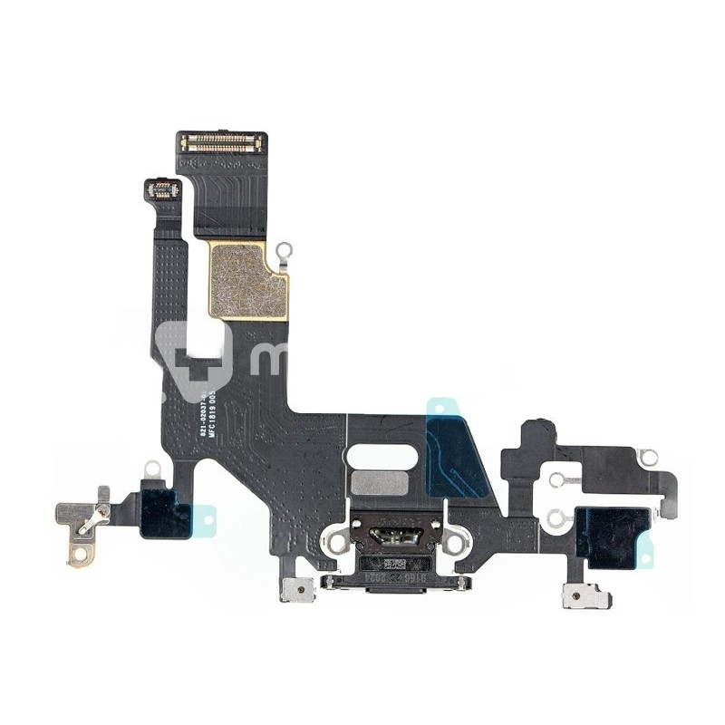Charging Connector Black Flat Cable iPhone 11