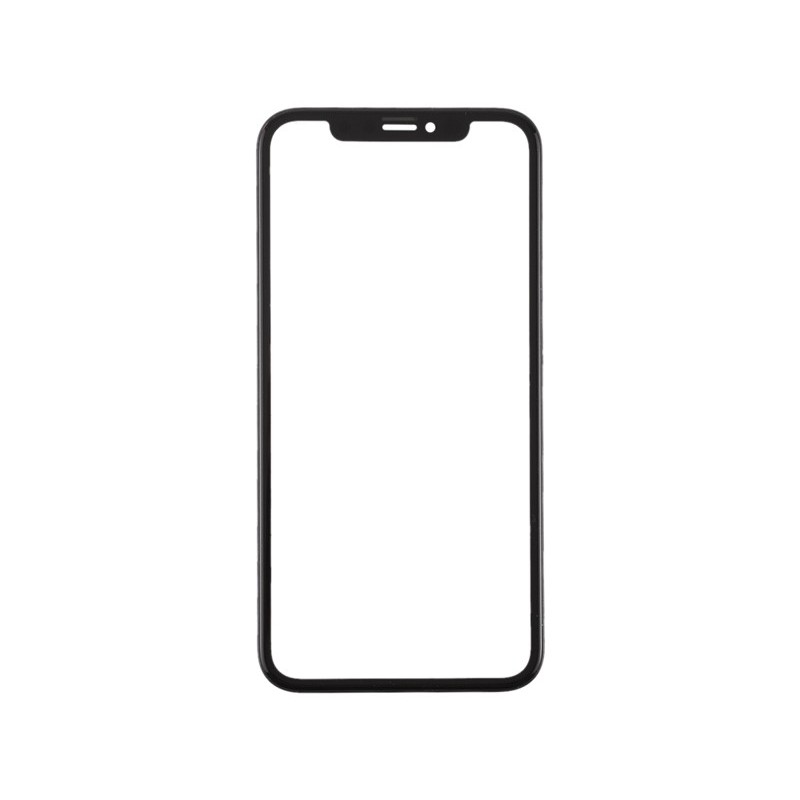 Glass Lens Black + Frame + Oca iPhone XR