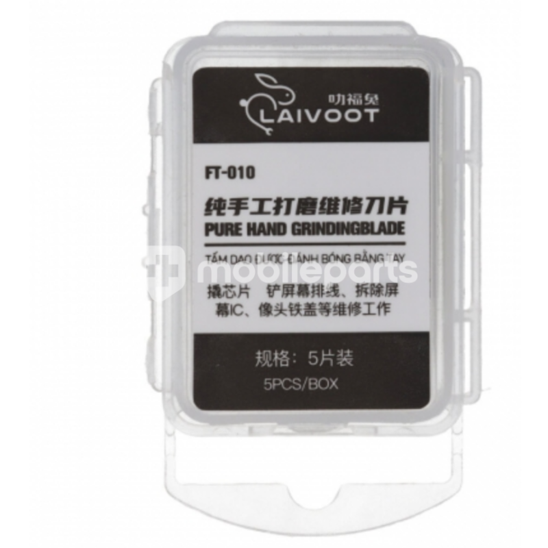 Laivoot FT-010 Hand Polished Graver Scraping Knife Chip Glue Remove 5Pcs