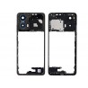 Middle Frame + Frame Camera  Matte Charcoal Moto G24