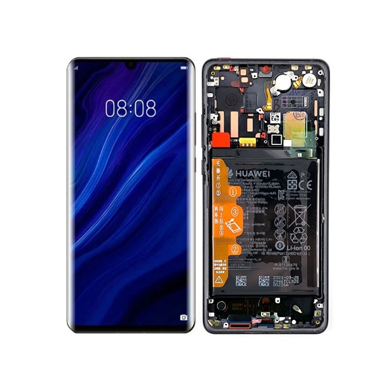 LCD + Batteria + Frame Black Huawei P30 Pro (Ori)