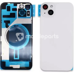 Rear Cover White + Holder + Magnetism Ring iPhone 14 Plus No Logo