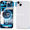 Rear Cover White + Holder + Magnetism Ring iPhone 14 Plus No Logo