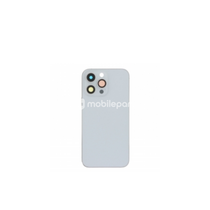 Rear Cover White + Battery Door + Button Side Iphone 14 Pro Max