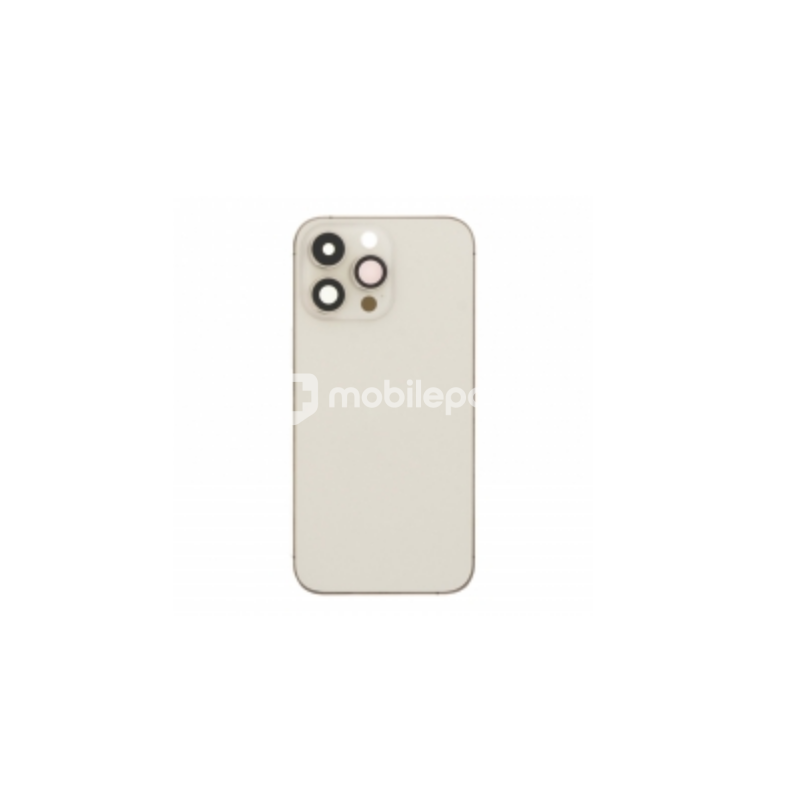 Rear Cover Gold + Battery Door + Button Side Iphone 14 Pro Max
