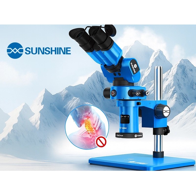 Sunshine R360 Pro Trinocular Rotating Microscope