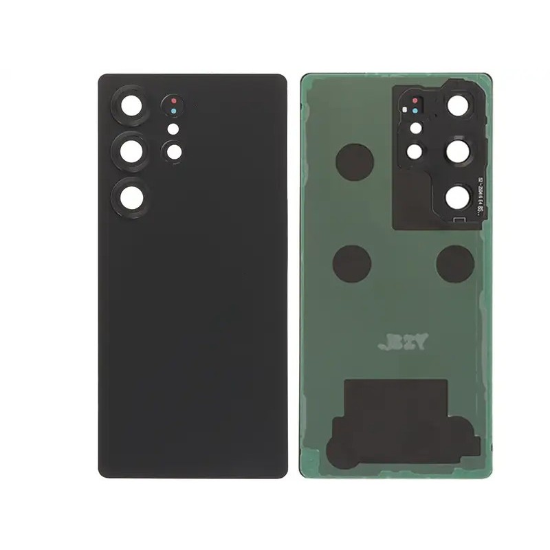 Rear Cover Titanium Black Samsung SM-S938 S25 Ultra No Logo
