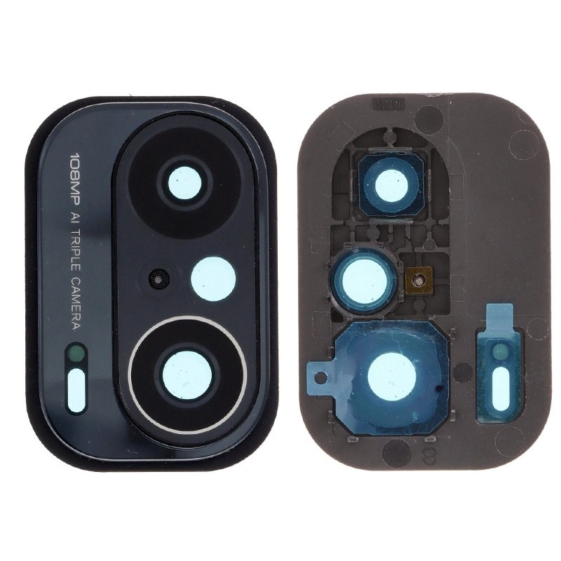 Rear Camera Lens + Frame Black Xiaomi Mi 11i 5G (PULLED)