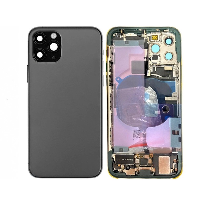 Rear Cover Full Parts Black iPhone 11 Pro No Logo