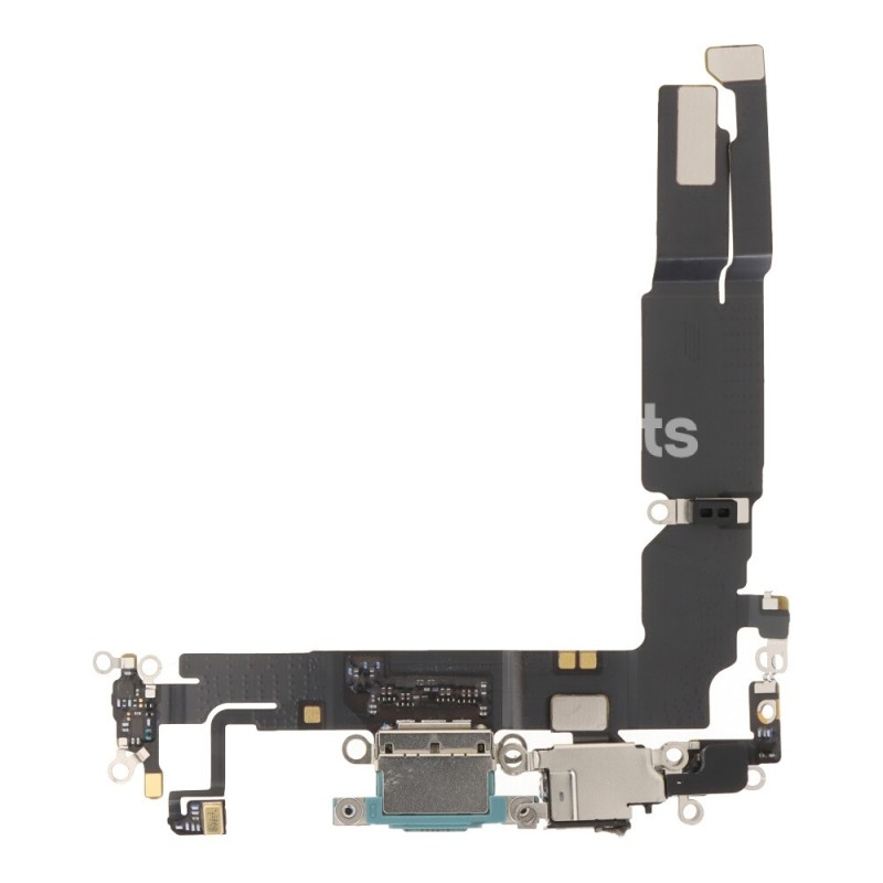 Charging Connector. + Flex Cable Teal iPhone 16 (Pulled)