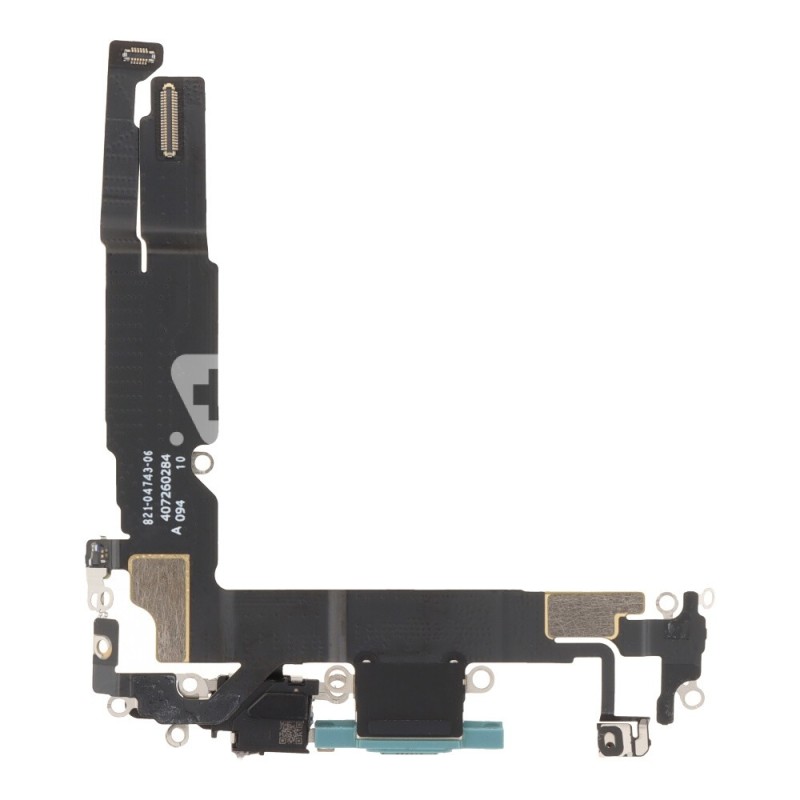 Charging Connector. + Flex Cable Teal iPhone 16 (Pulled)