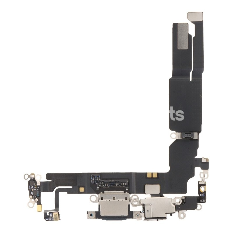Charging Connector + Flex Cable Black iPhone 16 (PULLED)