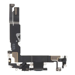 Charging Connector + Flex Cable Black iPhone 16 (PULLED)
