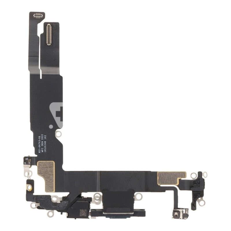Charging Connector + Flex Cable Black iPhone 16 (PULLED)