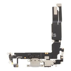 Charging Connector + Flex Cable White iPhone 16 (Pulled)