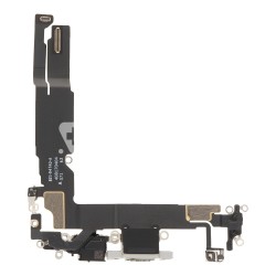 Charging Connector + Flex Cable White iPhone 16 (Pulled)