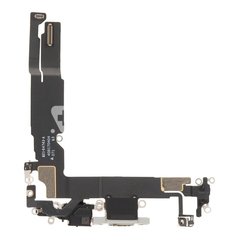 Charging Connector + Flex Cable White iPhone 16 (Pulled)