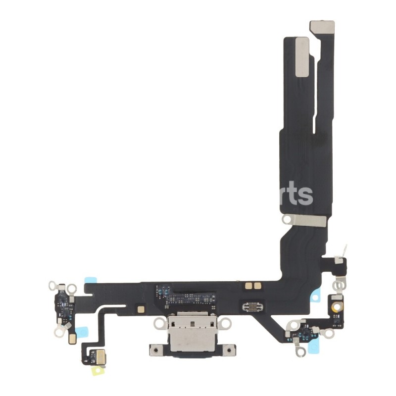 Charging Connector + Flex Cable Black iPhone 16