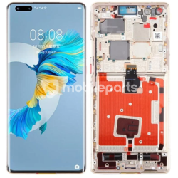 Display Touch + Frame Gold Huawei Mate 40 Pro (Pulled)