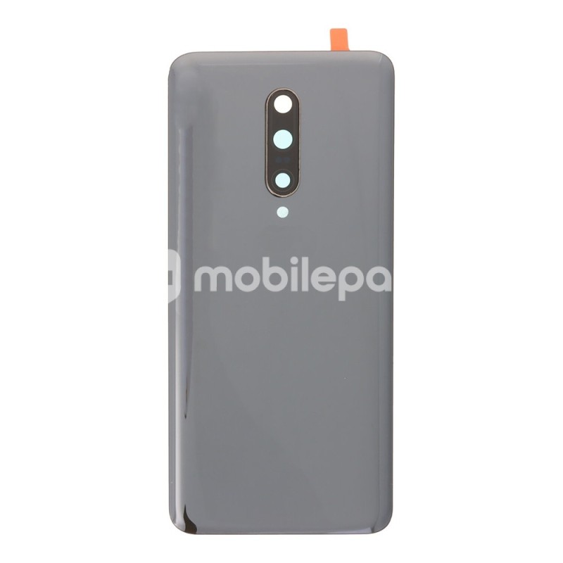 Rear Cover Mirror Grey + Camera Lens OnePlus 7 Pro No Logo