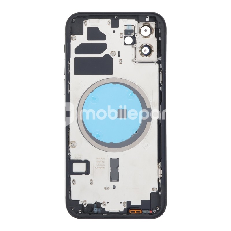 Rear Cover Black+ Frame + Side Buttons iPhone 12