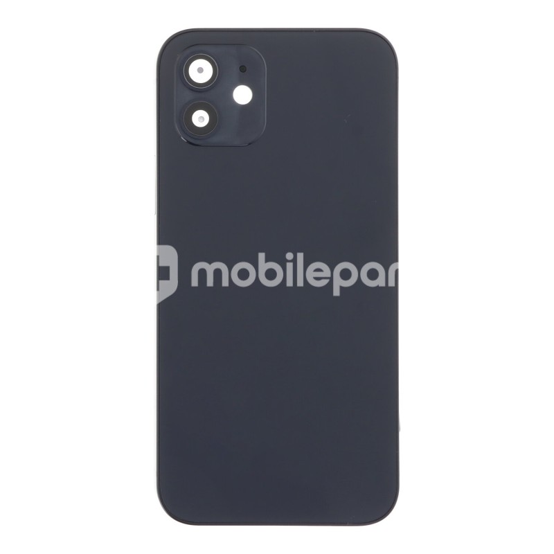 Rear Cover Black+ Frame + Side Buttons iPhone 12