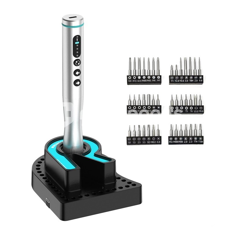 RF4 RF-ED4S Electric Screwdriver Set with 42Pcs S2 Steel Bits & Charging Base