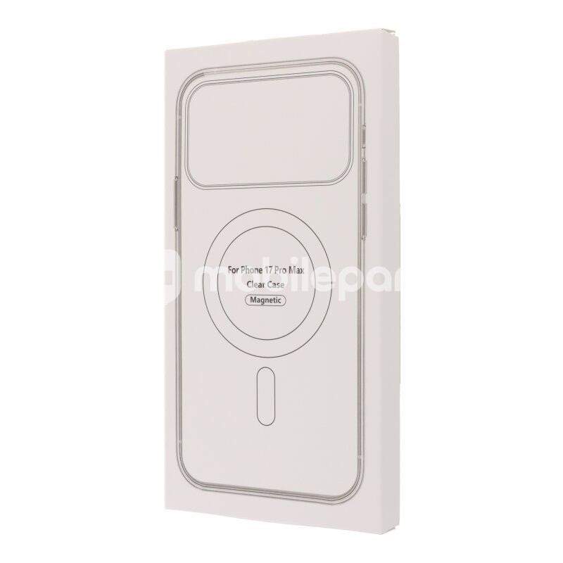 Case Magnetic Anti Scratch Shockproof TPU+PC iPhone 17 Pro Max Transparent