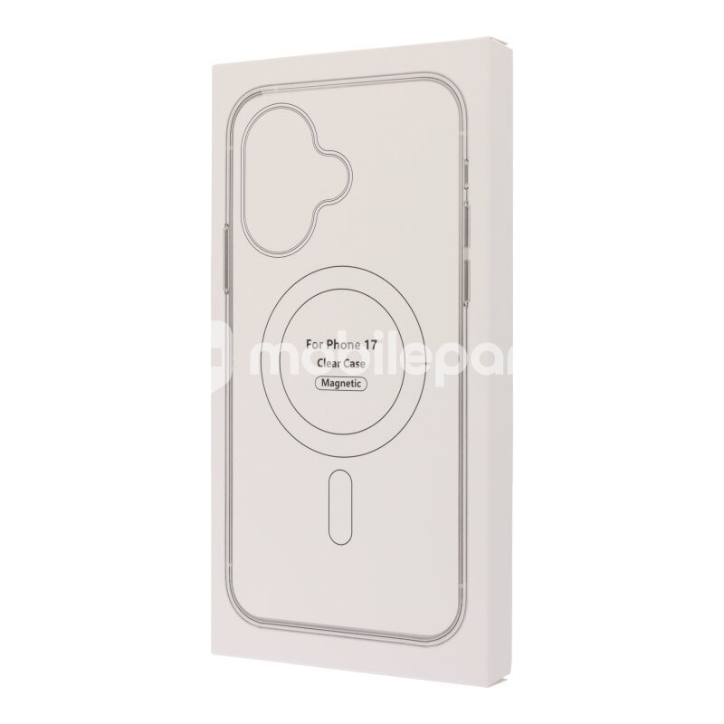Case Magnetic Anti Scratch Shockproof TPU+PC iPhone 17 Transparent