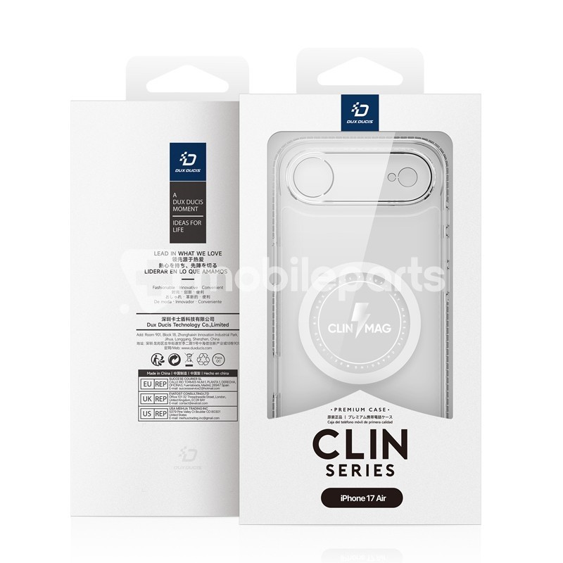 Case DUX DUCIS Clin Series Clear  with MagSafe iPhone 17 Air Transparent