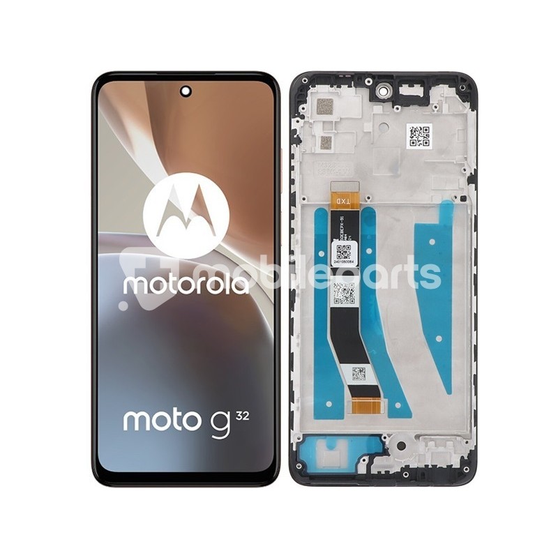 Display Touch + Frame Black Moto G32 (PULLED)