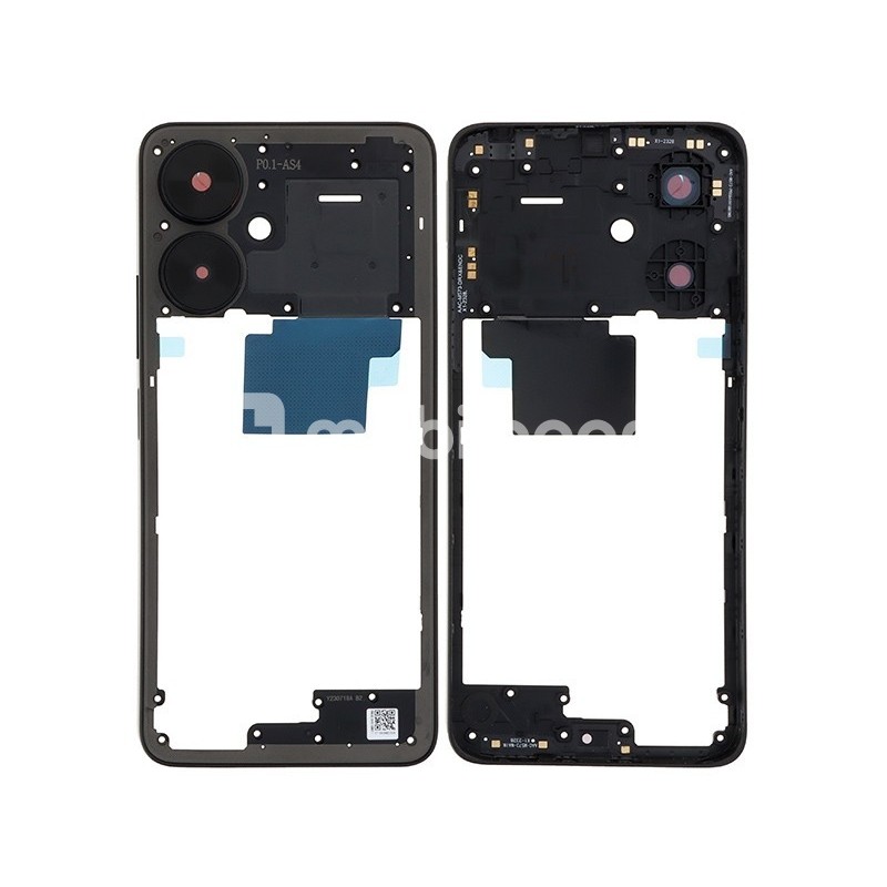 Middle Frame Black + NFC + Rear Camera Lens Xiaomi Redmi 13C 5G