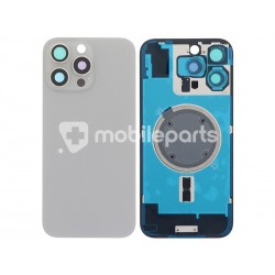 Rear Cover Natural Titanium + Holder + Magnetism Ring iPhone 16 Pro Max No Logo