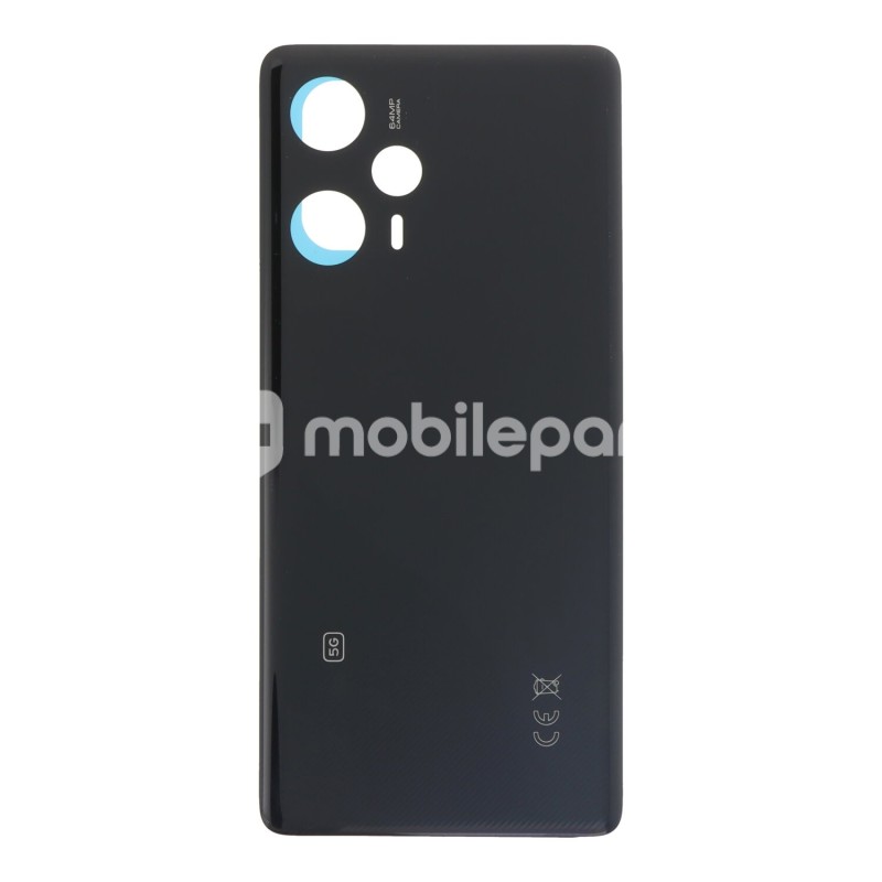 Rear Cover Black + Camera Lens Xiaomi Poco F5