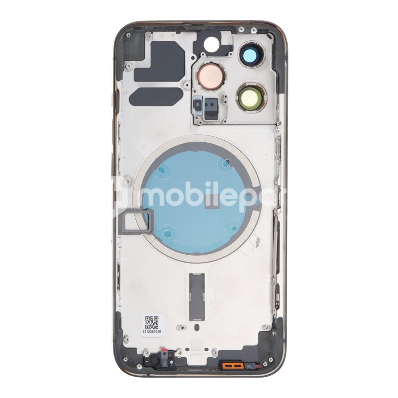 Rear Cover Black + Battery Door + side Buttons + Magnetic Ring iPhone 13 Pro