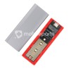 M.2 NVME SSD to USB3.1 Portable Aluminum External Box Adapter with Type-C to Type-C&USB Grey