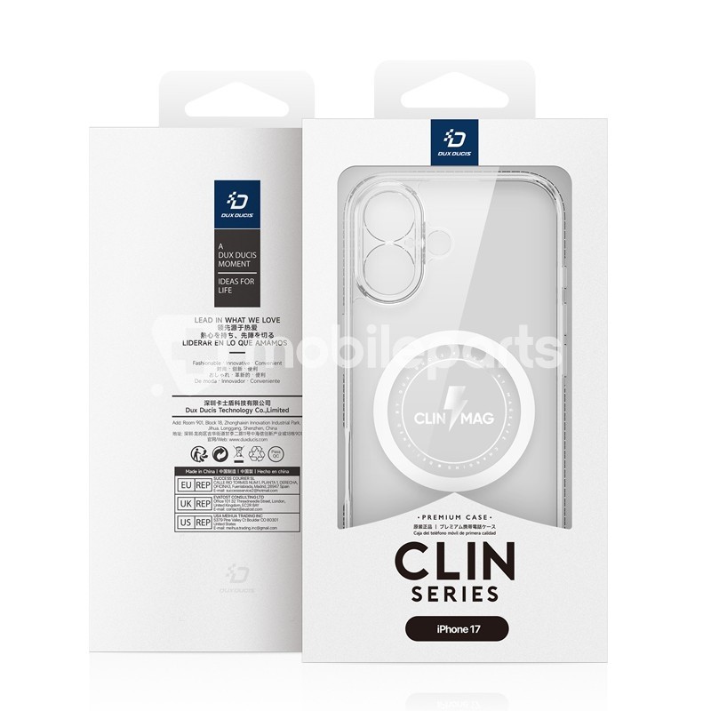 DUX DUCIS Clin Series Clear Case with MagSafe iPhone 17 Transparent