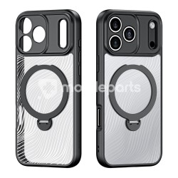 Case DUX DUCIS Aimo Mag Series Magnetic Matte Anti-drop TPU + PC+ Ring Holder iPhone 17 Pro Black