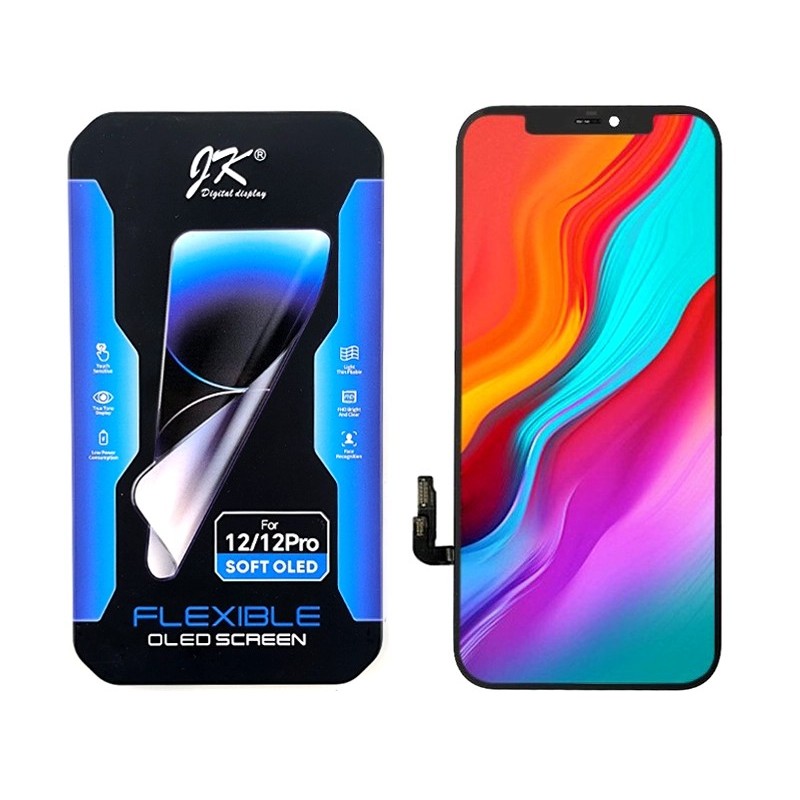 LCD iPhone 12/12 Pro Soft Oled JK (IC Sostituibile)