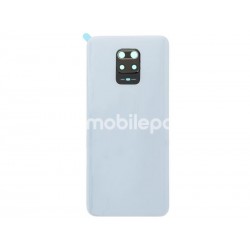 Rear Cover White + Camera Lens Xiaomi Redmi Note 9S No Logo