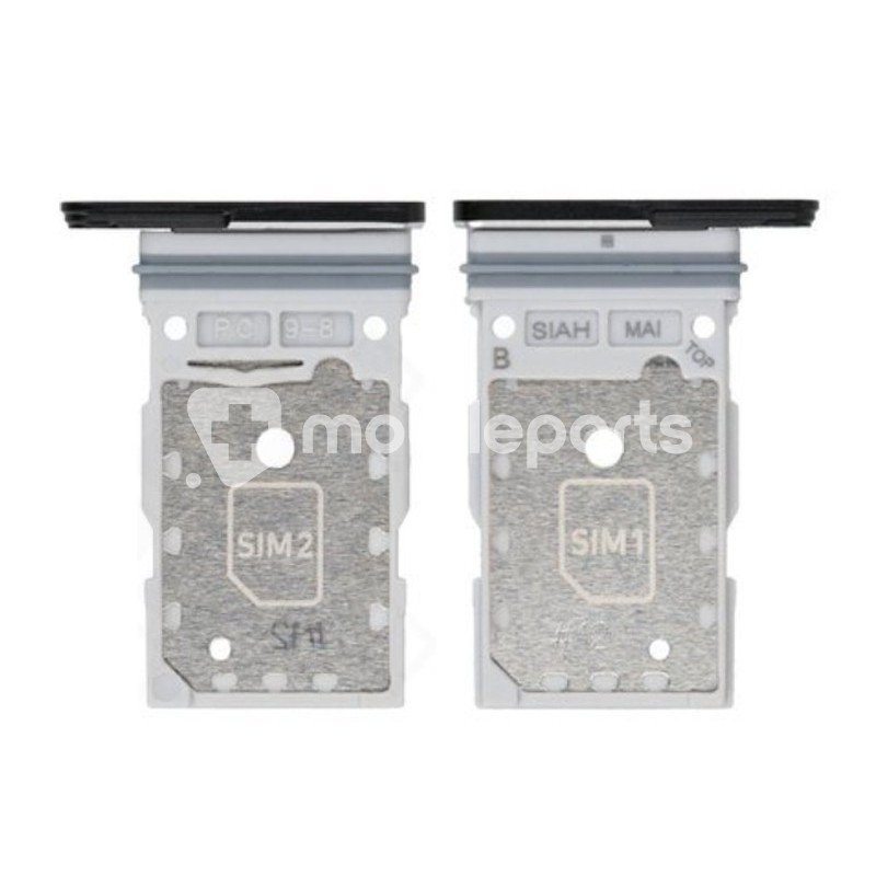 Dual Sim Card Tray Graphite - Red Samsung SM-S918 S23 Ultra